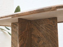 Load image into Gallery viewer, Post Modern Pink and Beige Granite Stone Dining Table

