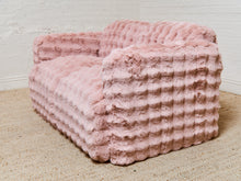 Load image into Gallery viewer, Shaggy Pink Sofa

