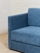 Load image into Gallery viewer, Blue Boxy Sofa
