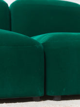Load image into Gallery viewer, Kelly Green Velvet Modular Sofa
