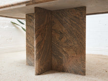Load image into Gallery viewer, Post Modern Pink and Beige Granite Stone Dining Table
