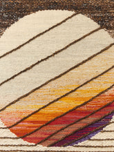 Load image into Gallery viewer, Mid-century Vintage Geometric Fiber Art 1970s
