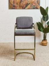 Load image into Gallery viewer, Pair of Vintage Deco Baughman Style Bar Stools
