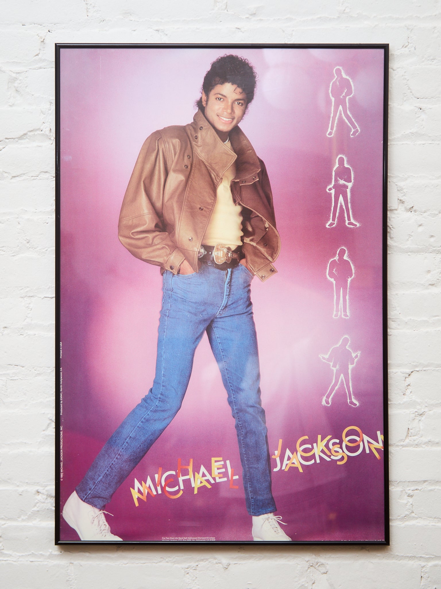 Rare Michael Jackson 1983 Poster – Sunbeam Vintage