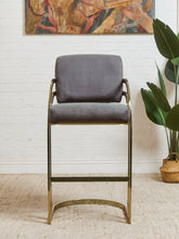 Load image into Gallery viewer, Pair of Vintage Deco Baughman Style Bar Stools
