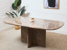 Load image into Gallery viewer, Post Modern Pink and Beige Granite Stone Dining Table
