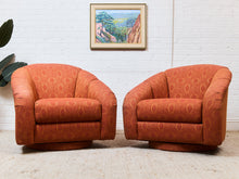 Load image into Gallery viewer, Orange Vintage Club Chair
