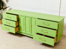 Load image into Gallery viewer, Key Lime Hollywood Regency Dresser

