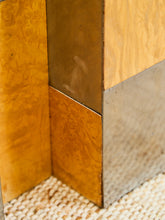 Load image into Gallery viewer, Rare Paul Evans Mid Century Cityscape Burlwood and Chrome Dining Table
