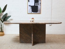 Load image into Gallery viewer, Post Modern Pink and Beige Granite Stone Dining Table
