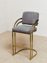 Load image into Gallery viewer, Pair of Vintage Deco Baughman Style Bar Stools
