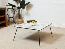 Load image into Gallery viewer, Faux Marble 1960’s Coffee Table
