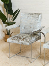 Load image into Gallery viewer, Milo Baughman Dining Chairs in Knoll Fabric set of 8
