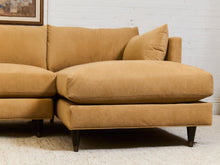 Load image into Gallery viewer, Alessandro Chaise Sectional in Zayden Honey
