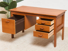 Load image into Gallery viewer, Teak Desk with Flip Top
