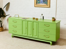 Load image into Gallery viewer, Key Lime Hollywood Regency Dresser
