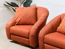 Load image into Gallery viewer, Orange Vintage Club Chair
