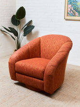 Load image into Gallery viewer, Orange Vintage Club Chair
