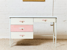 Load image into Gallery viewer, Pink Vintage Desk as Found
