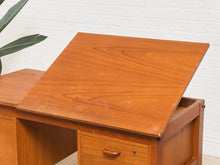 Load image into Gallery viewer, Teak Desk with Flip Top
