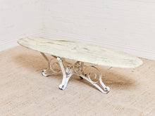 Load image into Gallery viewer, Oval Vintage Coffee Table Hollywood Regency
