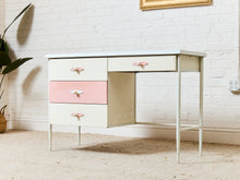 Load image into Gallery viewer, Pink Vintage Desk as Found
