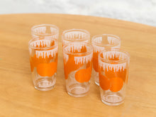 Load image into Gallery viewer, Orange Cocktail Shaker with Six Glasses
