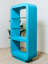 Load image into Gallery viewer, Turquoise Vintage Mod Atomic Shelf
