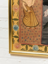 Load image into Gallery viewer, Indian Pichwai Painting of Krishna and Gopis on Fabric
