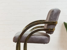 Load image into Gallery viewer, Pair of Vintage Deco Baughman Style Bar Stools
