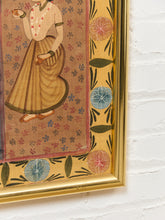 Load image into Gallery viewer, Indian Pichwai Painting of Krishna and Gopis on Fabric
