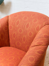 Load image into Gallery viewer, Orange Vintage Club Chair
