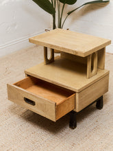 Load image into Gallery viewer, 2 Tier Side Table with Drawer
