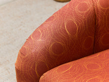 Load image into Gallery viewer, Orange Vintage Club Chair
