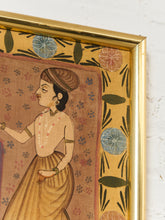 Load image into Gallery viewer, Indian Pichwai Painting of Krishna and Gopis on Fabric
