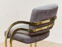 Load image into Gallery viewer, Pair of Vintage Deco Baughman Style Bar Stools
