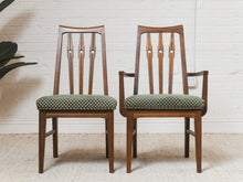 Load image into Gallery viewer, Broyhill Olive Green Vintage Dining Chairs
