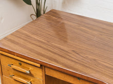 Load image into Gallery viewer, Left Facing Boomerang Wood Vintage Desk
