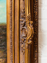 Load image into Gallery viewer, The Three Horsemen vintage, painting and gorgeous Italian frame a

