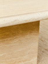 Load image into Gallery viewer, Travertine Post Modern Dining Table
