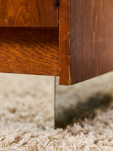Load image into Gallery viewer, Vintage Brown Saltman Credenza with Plinth Base

