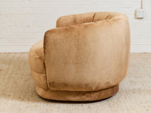 Load image into Gallery viewer, Rowan Swivel Chair in Maya Caramel Fabric
