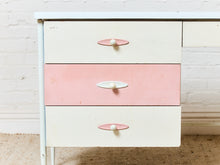 Load image into Gallery viewer, Pink Vintage Desk as Found
