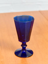 Load image into Gallery viewer, Antique Cobalt Blue Wine Glasses
