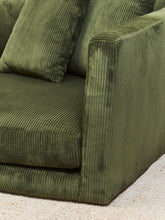 Load image into Gallery viewer, Low Profile Corduroy Lounging Sofa
