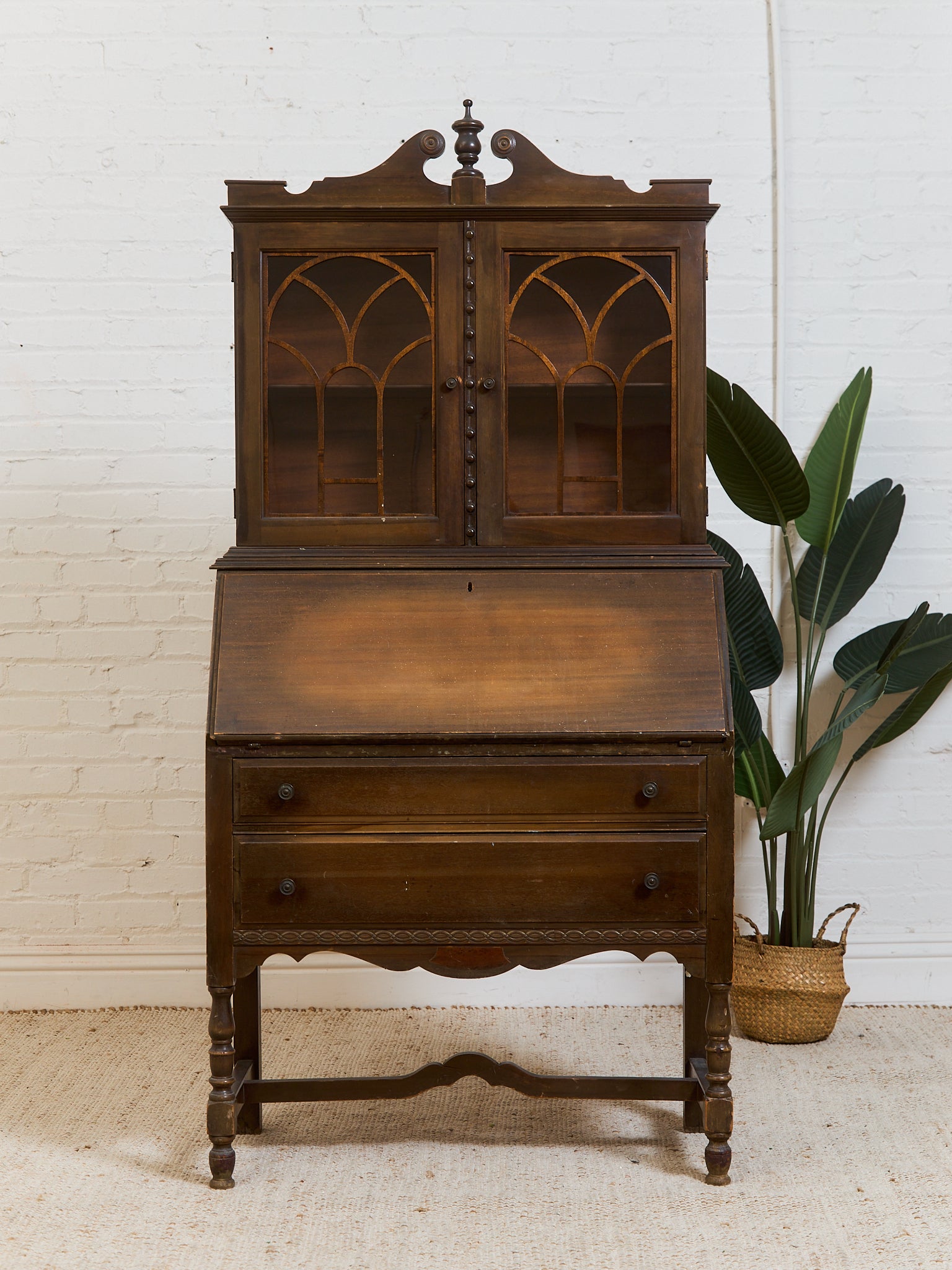 Antique Victorian Secretary, Hutch – Sunbeam Vintage