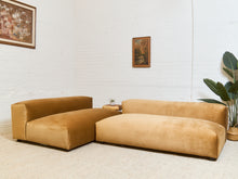 Load image into Gallery viewer, Low profile 1970’s Style 2 piece Sofa Set
