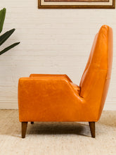 Load image into Gallery viewer, Maddox Chair in Monte Blanc Leather
