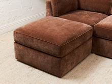 Load image into Gallery viewer, Diana Loveseat and Ottoman in Amici Tobacco
