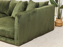 Load image into Gallery viewer, Low Profile Corduroy Lounging Sofa
